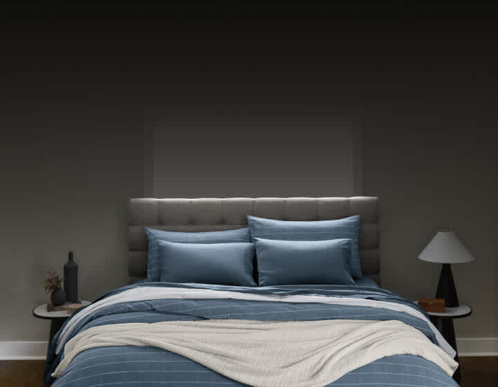 BEDDING SETS -  image of dressed bed, link to shop now