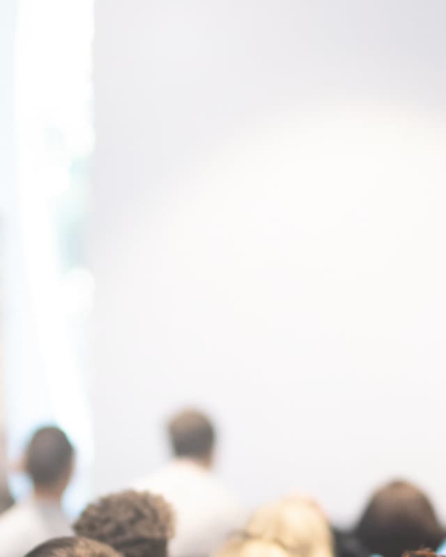 large conference room filled with people