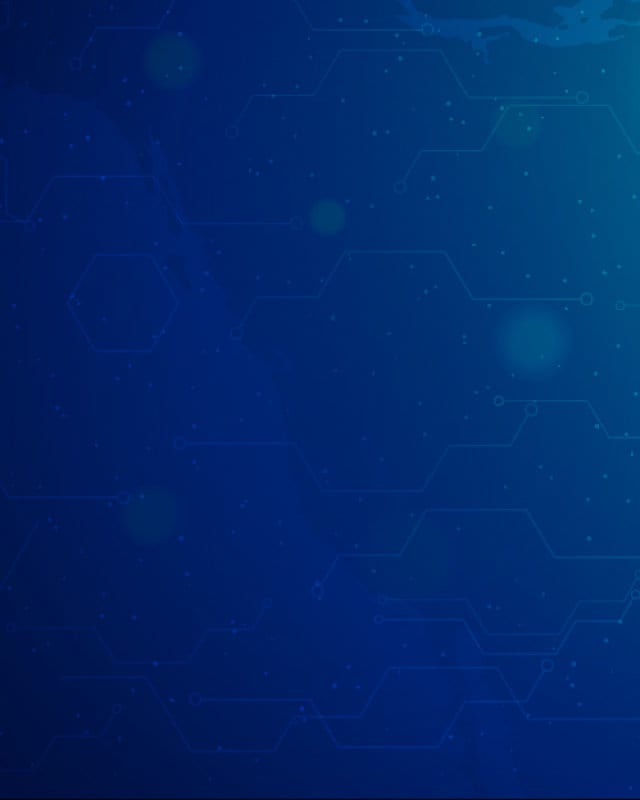 Technological blue panel