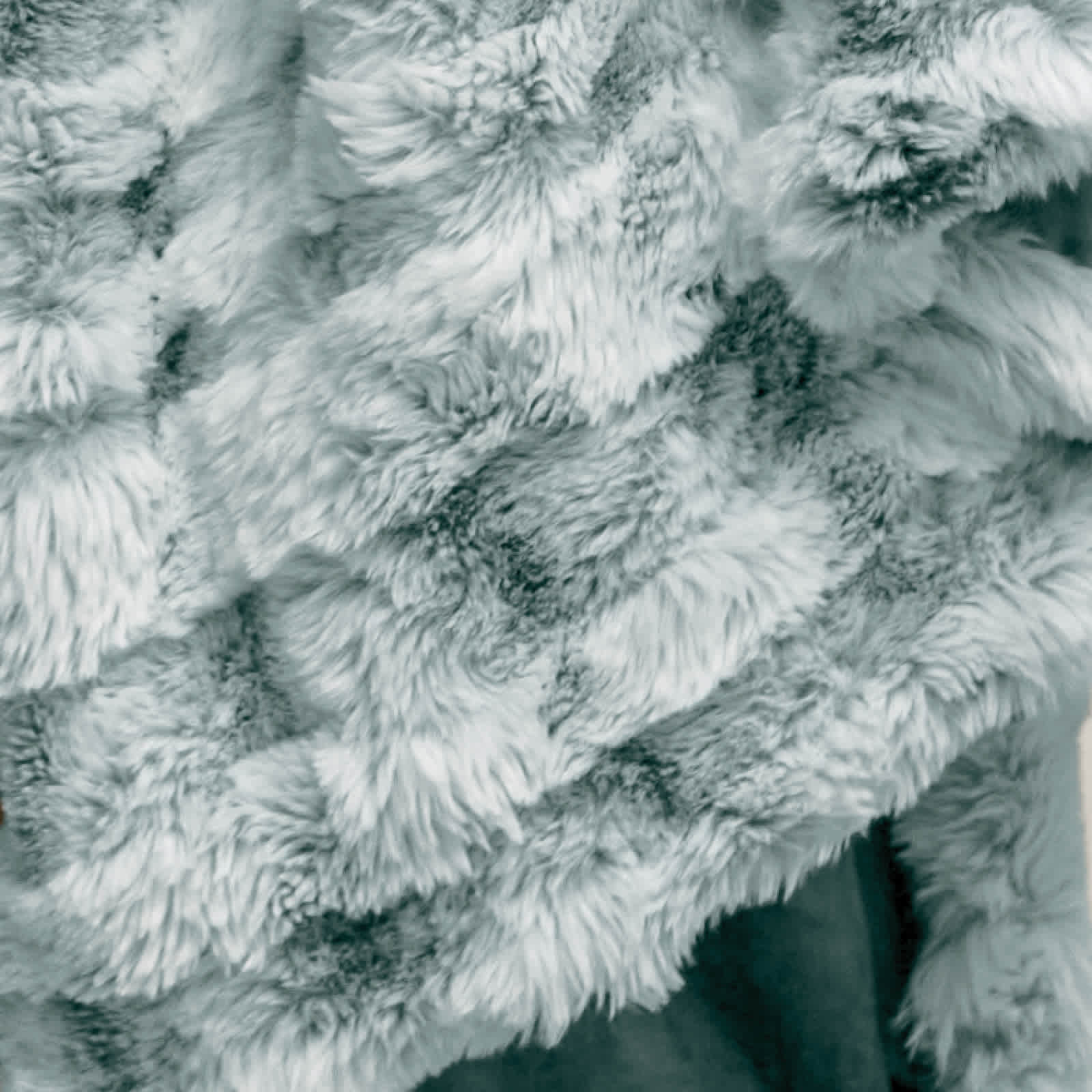 Luxe faux fur throw blanket