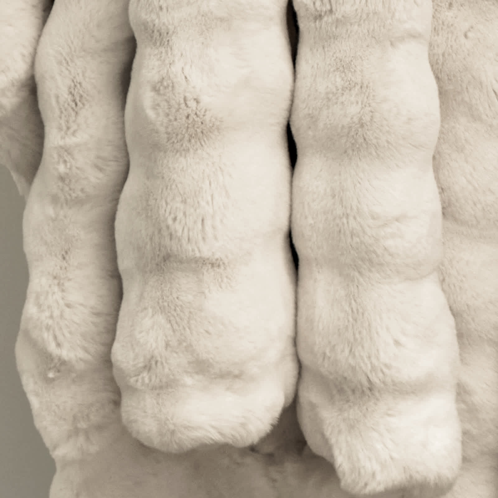 Luxe faux fur throw blanket