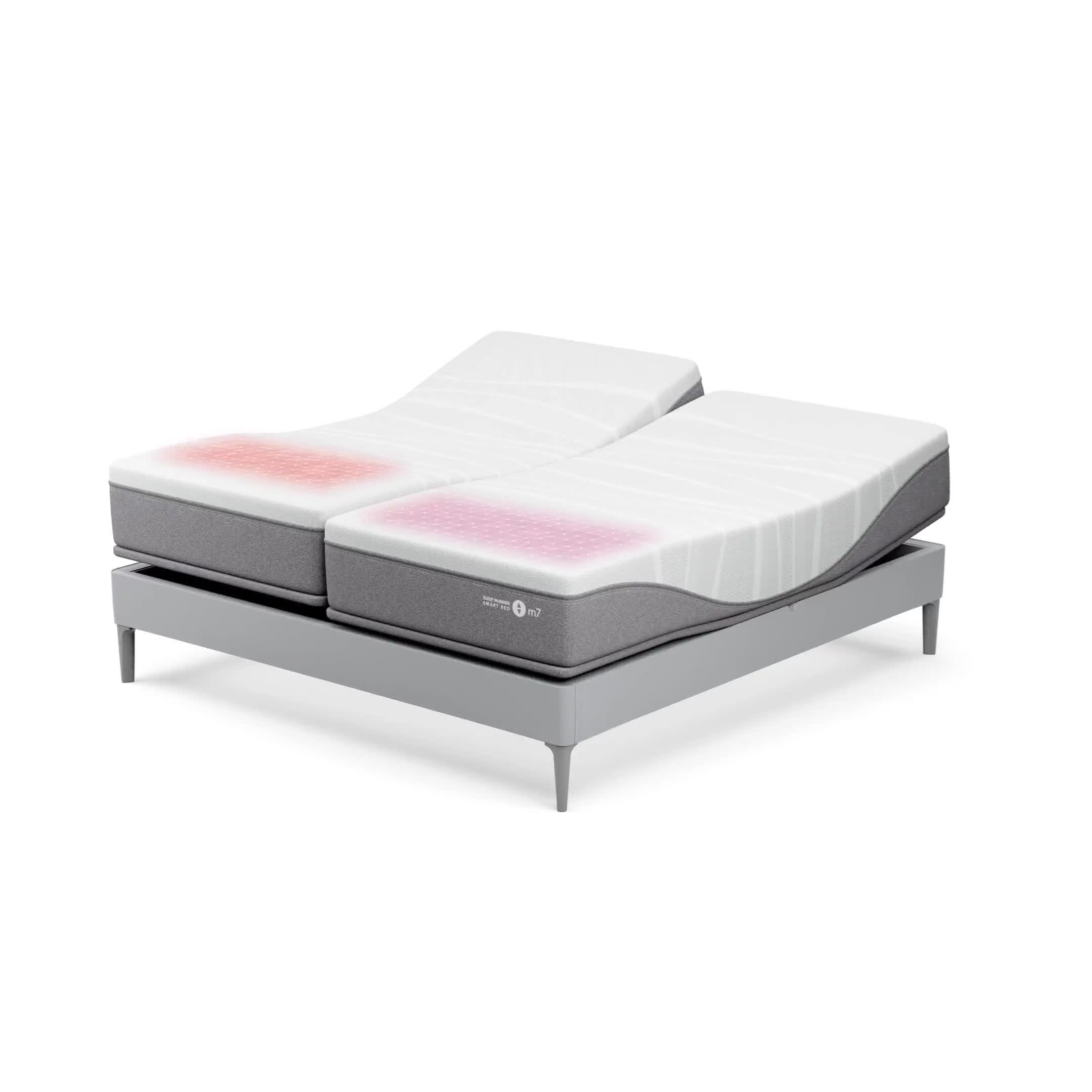 Sleep number adjustable king bed on sale